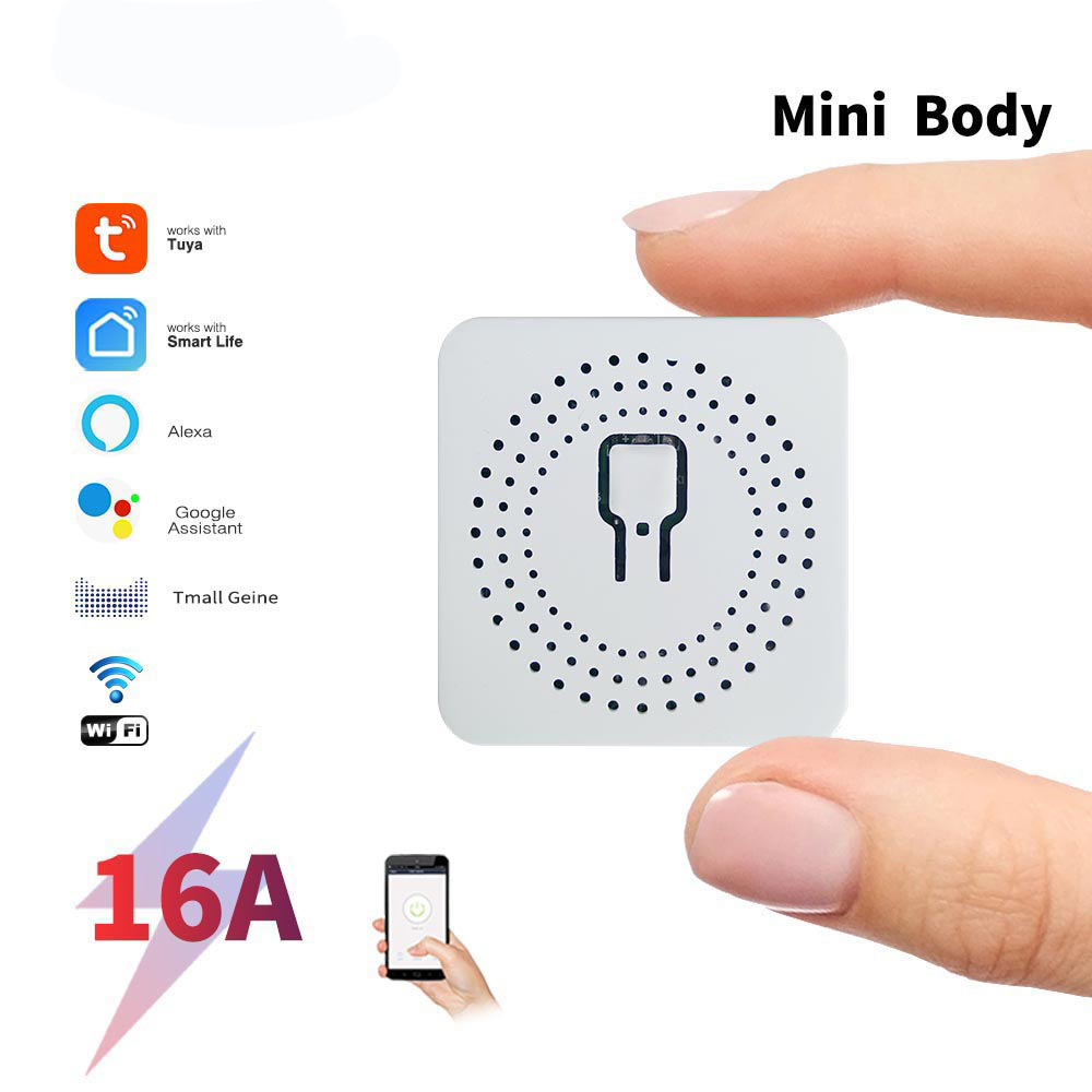 Smart Home Automation Diy - สวิตช์ไฟอัจฉริยะขนาดเล็กแบบ DIY ควบคุมสองทาง 16A ใช้งานร่วมกับ Tuya/Smart