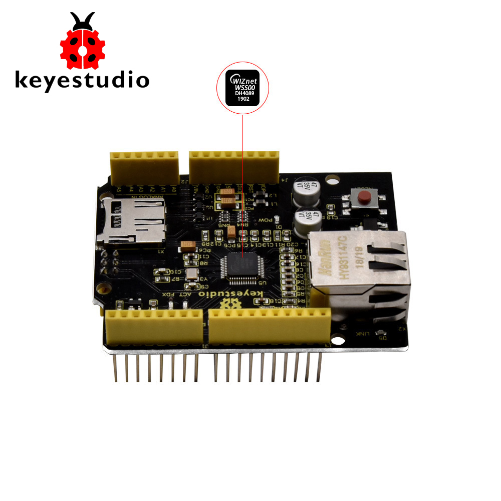 Keyestudio W5500 Ethernet Shie - Ethernet Module W5500 บทวิจารณ์และราคา