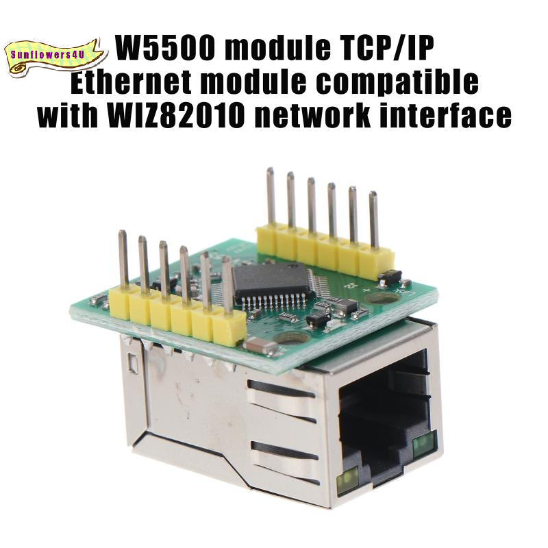 ตัวแปลงสัญญาณ SPI เป็น LAN Eth - Ethernet Module W5500 บทวิจารณ์และราคา