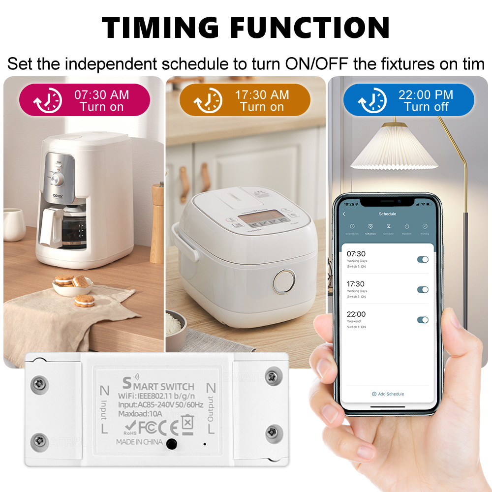 สวิตช์รีเลย์อัจฉริยะ WiFi รุ่น - Sonoff Basic Switch บทวิจารณ์และราคา