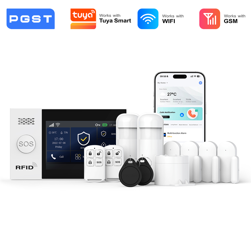 PGST 2G GSM ชุดระบบเตือนภัยอิน - Smart Home Automation Diy บทวิจารณ์และราคา
