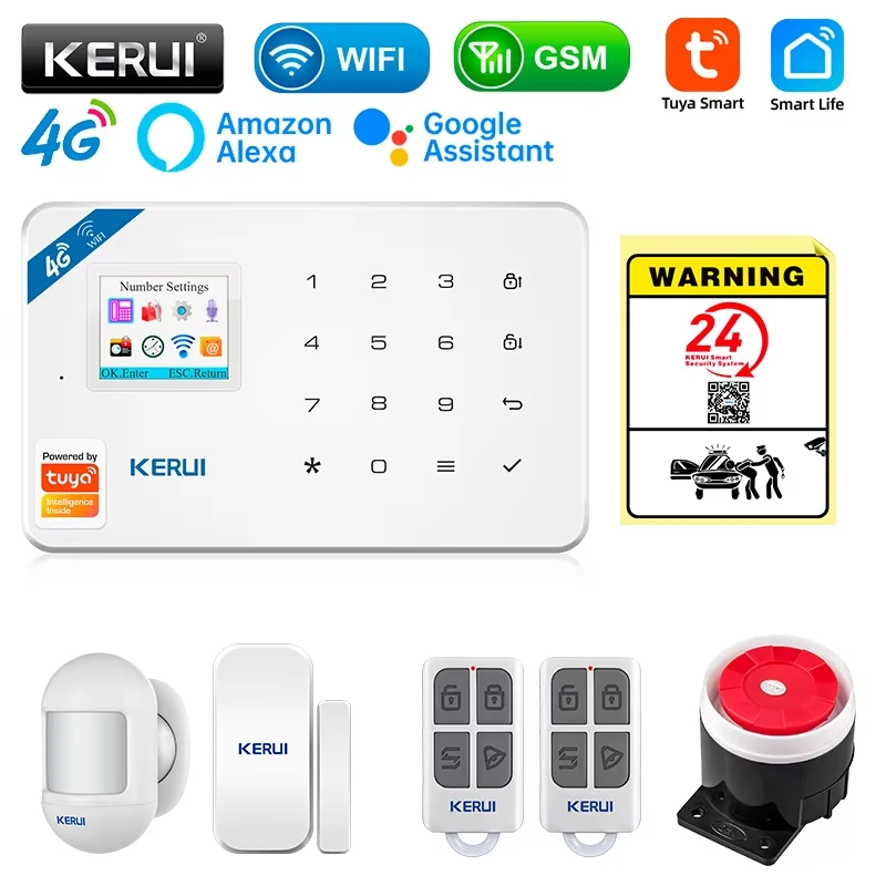 KERUI Security Alarm System ชุ - Smart Home Automation Diy บทวิจารณ์และราคา