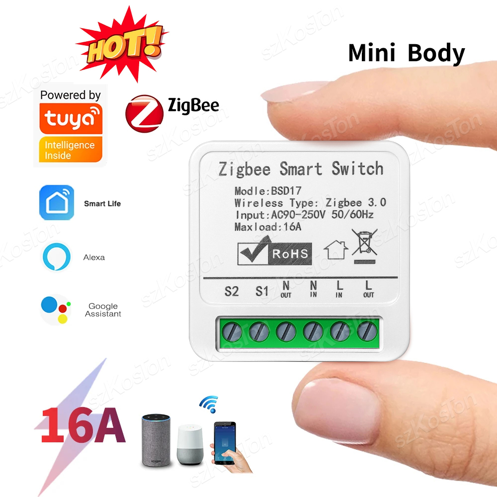 โมดูลสวิตช์อัจฉริยะ Tuya ZigBe - Smart Home Automation Diy บทวิจารณ์และราคา